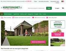 Tablet Screenshot of kunstgrasnet.be